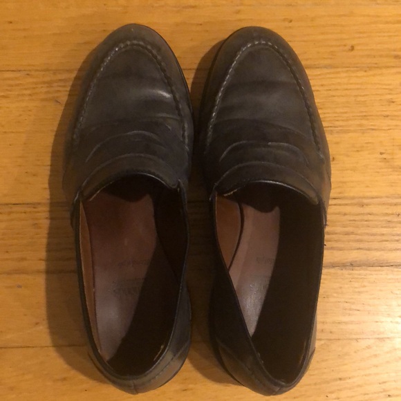 🍁👞GRAY ALLEN EDMONDS SHOES - MENS 7.5 EEE👞🍁 - Picture 3 of 11